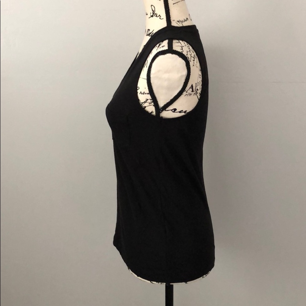 Madewell Cotton V-Neck Pocket Tank - Picture 2 of 3